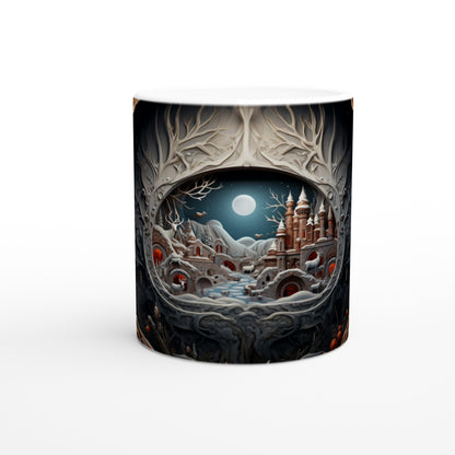 Taza Ciudad Navideña Ilustrada - Custom Dreams