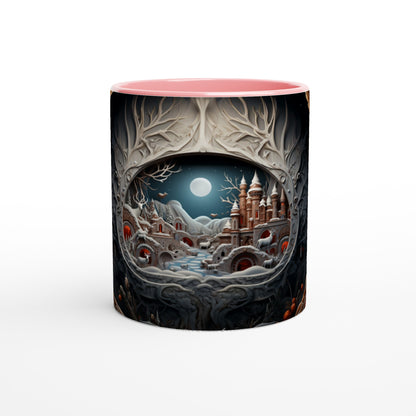 Taza Ciudad Navideña Ilustrada - Custom Dreams