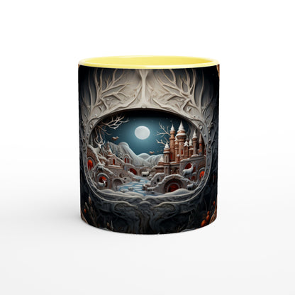 Taza Ciudad Navideña Ilustrada - Custom Dreams