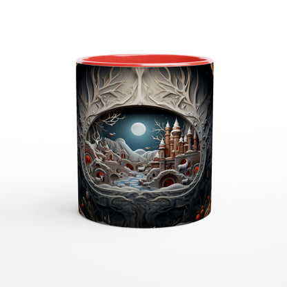 Taza Ciudad Navideña Ilustrada - Custom Dreams