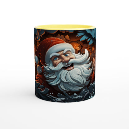 Taza Navidad Santa Claus Amarillo