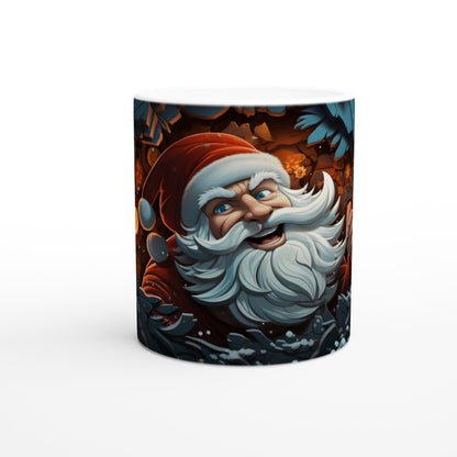 Taza Navidad Santa Claus Blanco