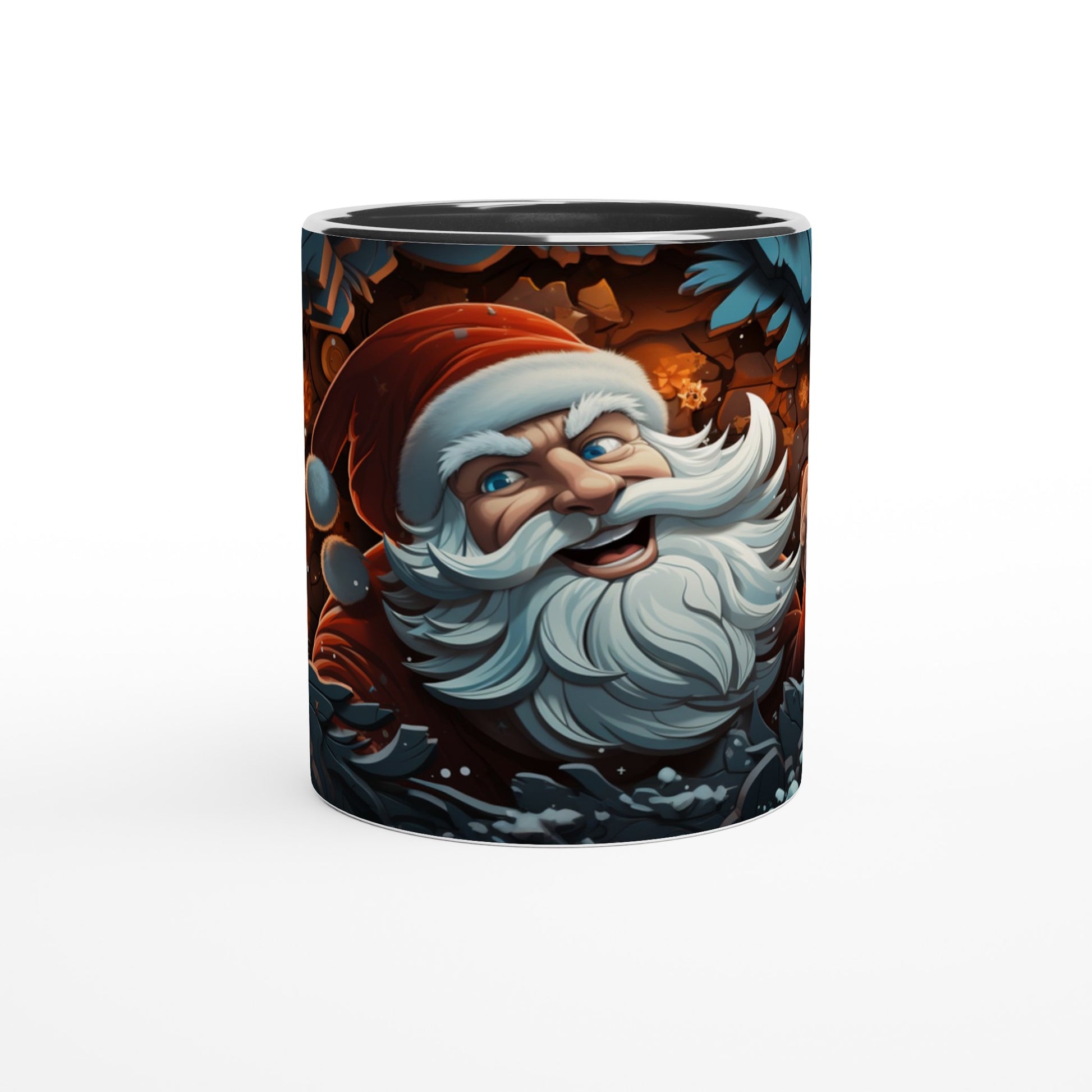 Taza Navidad Santa Claus Negro