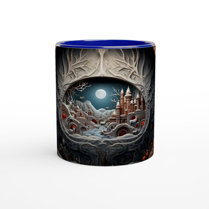 Taza Ciudad Navideña Ilustrada - Custom Dreams