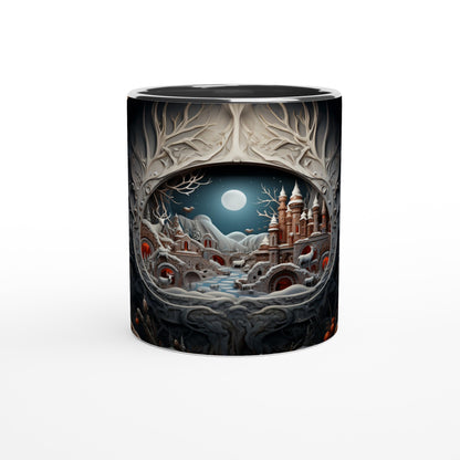 Taza Ciudad Navideña Ilustrada - Custom Dreams